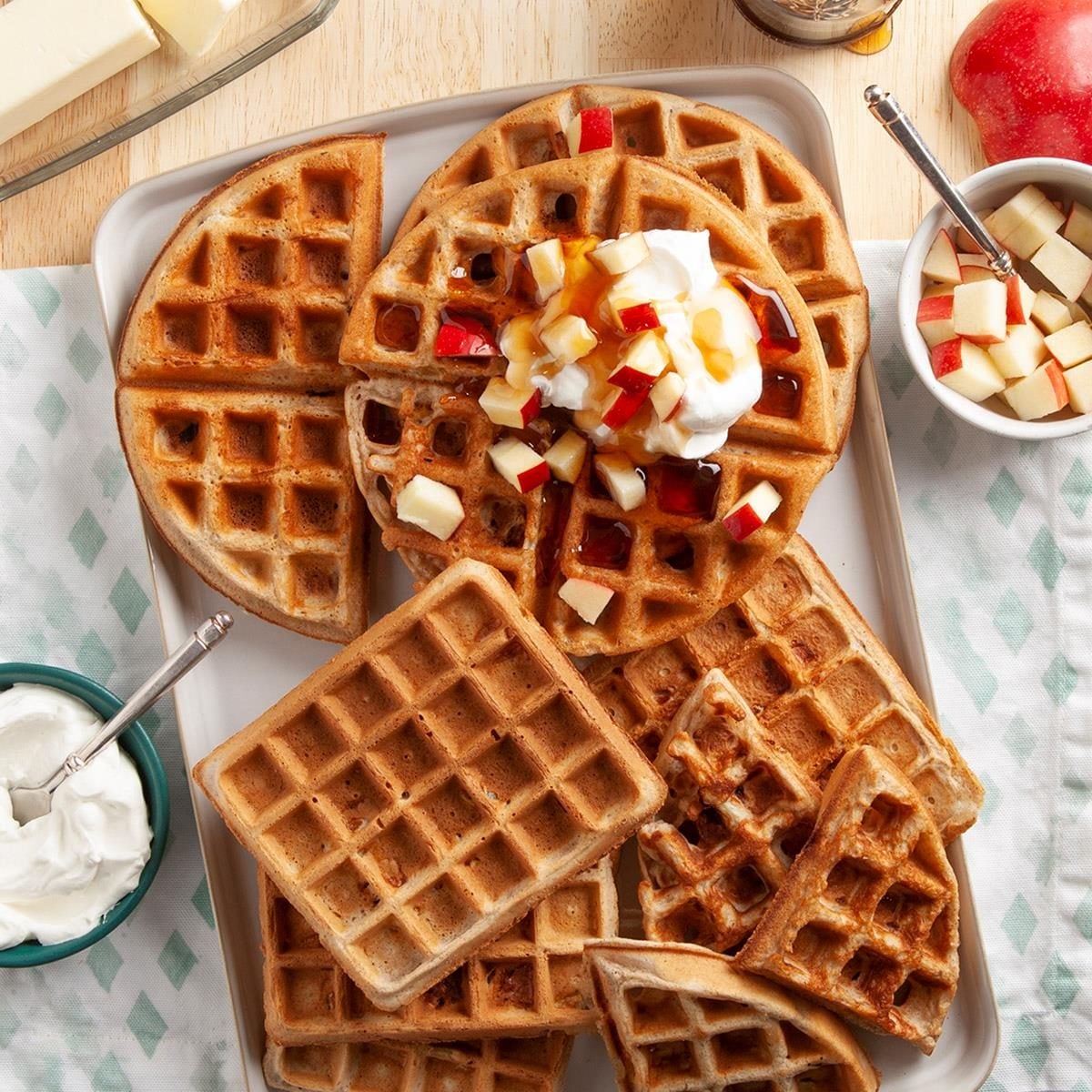 Apple Spice Waffles Apple Spice Waffles